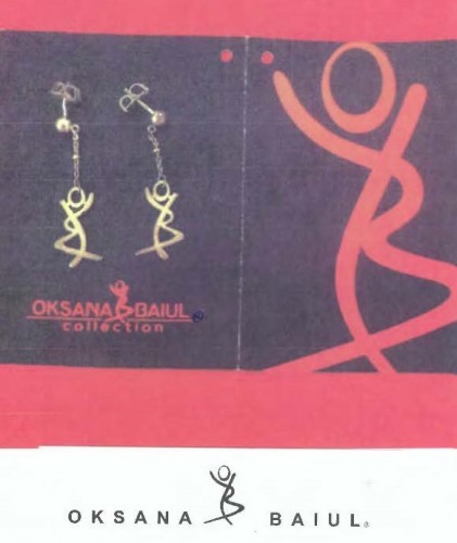 OKSANA BAIUL Logo Earrings